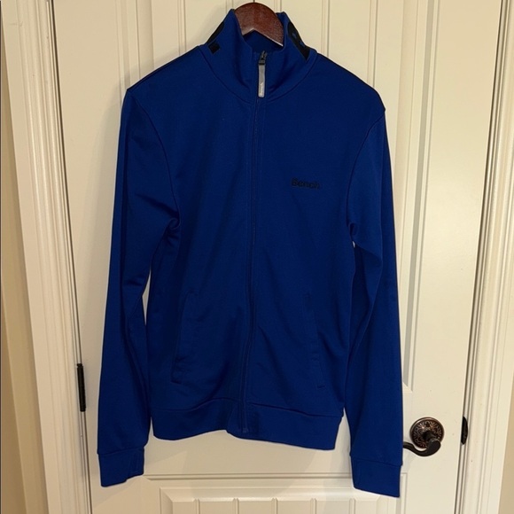 Bench Other - Bench Blue Zip Up Sweater with Standing Collar Men's Size M